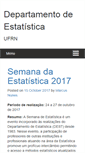Mobile Screenshot of estatistica.ccet.ufrn.br