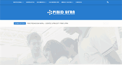 Desktop Screenshot of pibid.ufrn.br