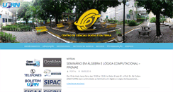 Desktop Screenshot of ccet.ufrn.br