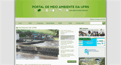 Desktop Screenshot of meioambiente.ufrn.br